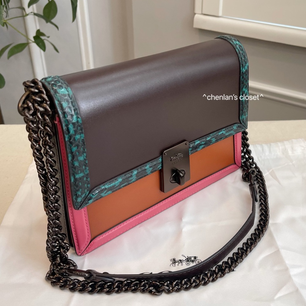 🔥Coach Hutton Colorblock Handbag - Picture 7 of 16